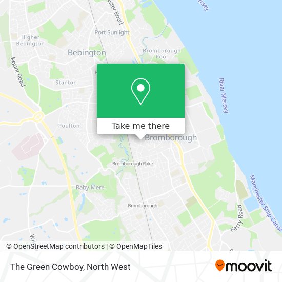 The Green Cowboy map