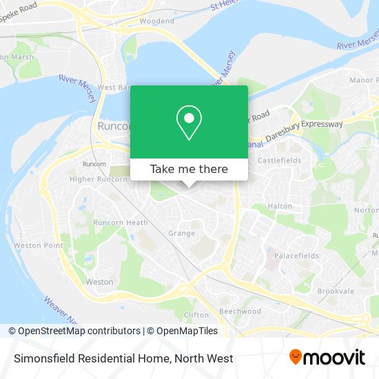 Simonsfield Residential Home map