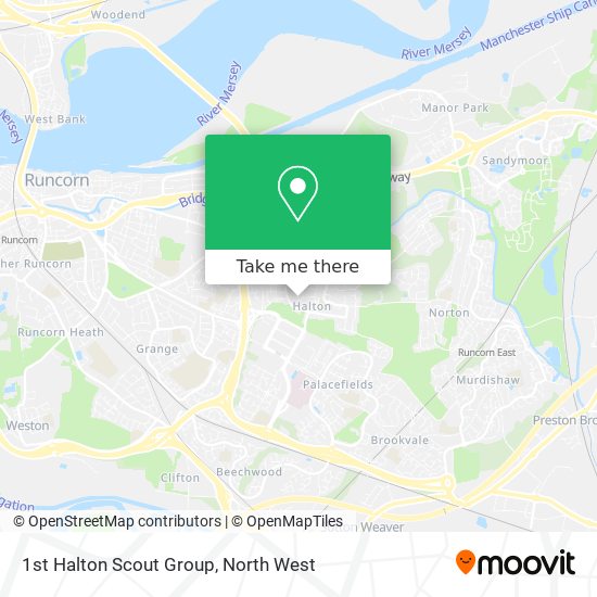 1st Halton Scout Group map