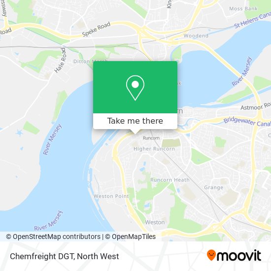 Chemfreight DGT map