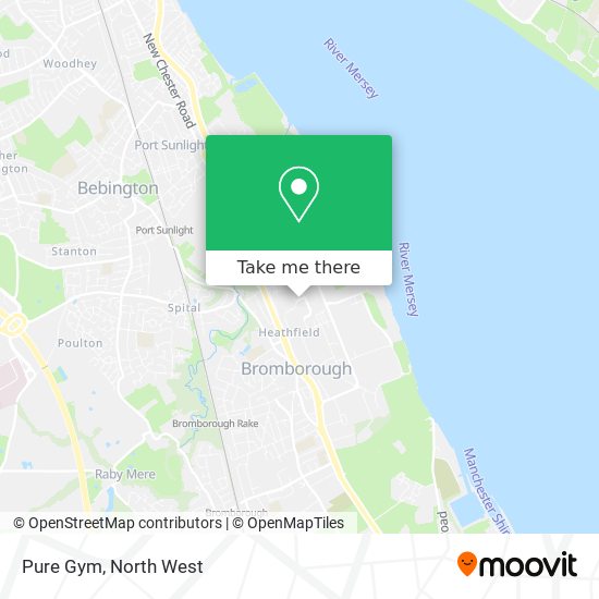 Pure Gym map