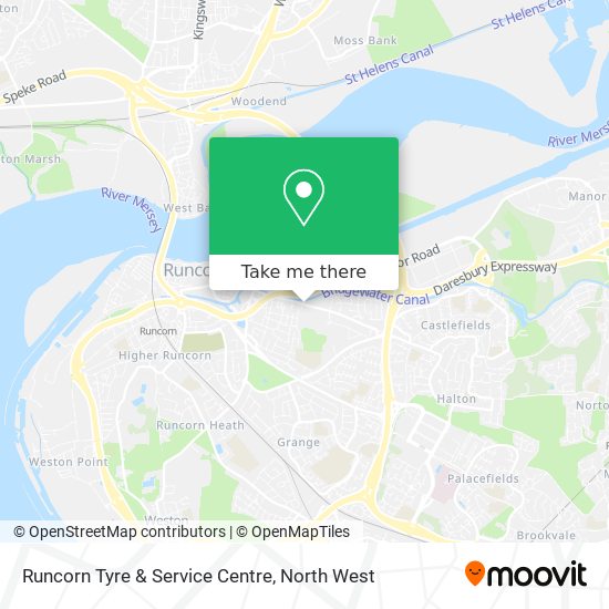 Runcorn Tyre & Service Centre map
