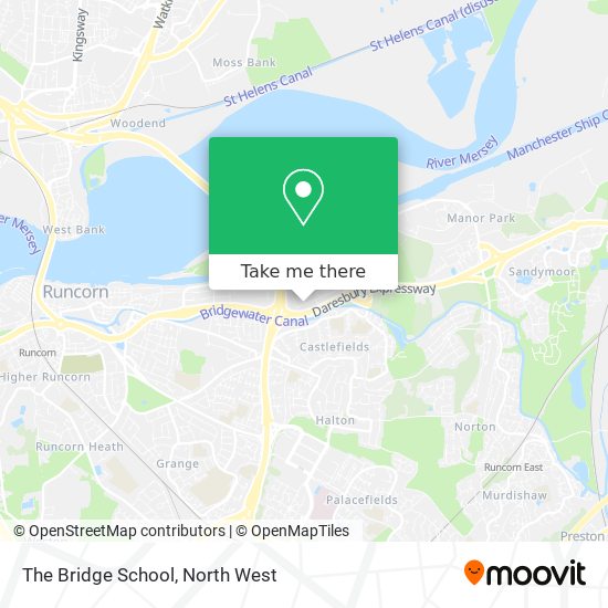 The Bridge School map