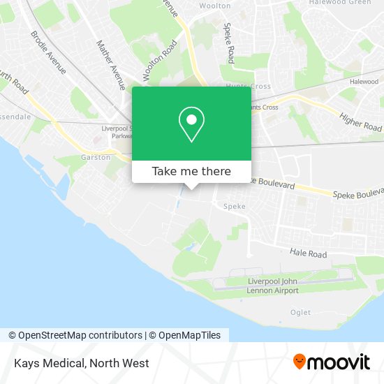 Kays Medical map