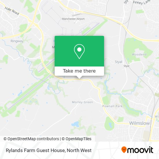 Rylands Farm Guest House map