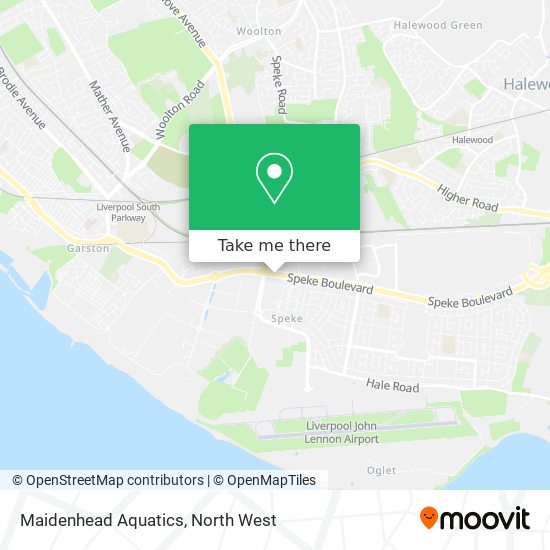 Maidenhead Aquatics map