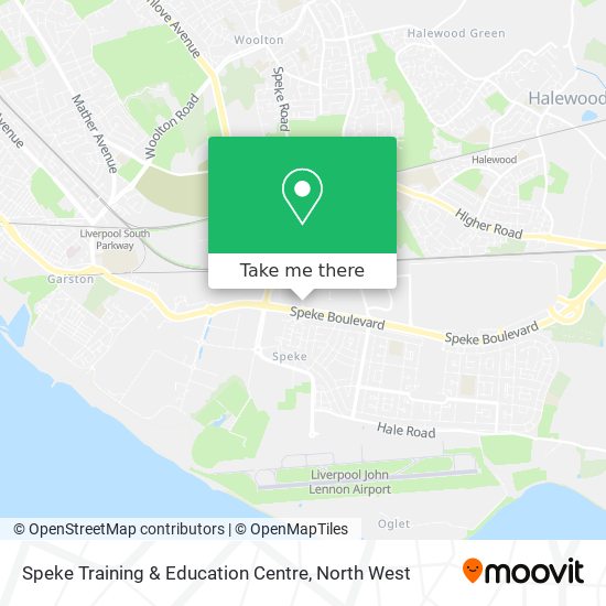 Speke Training & Education Centre map