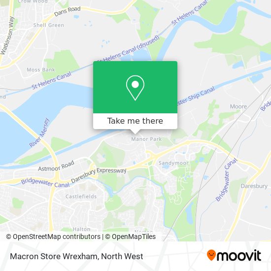 Macron Store Wrexham map