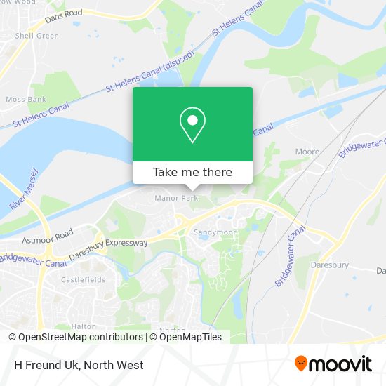 H Freund Uk map