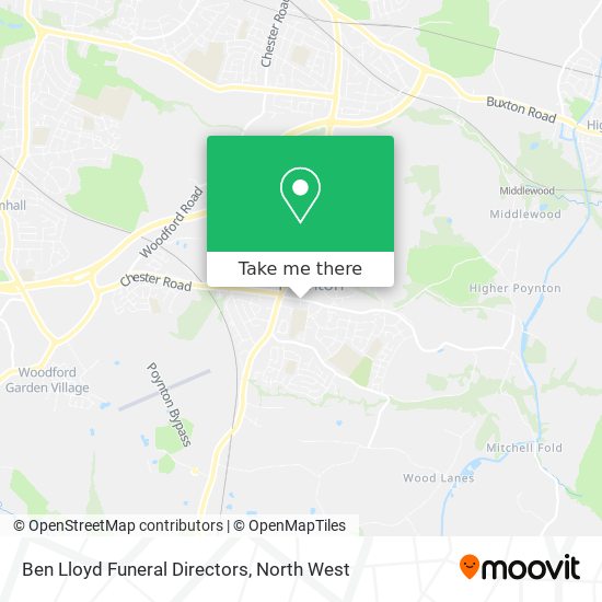 Ben Lloyd Funeral Directors map