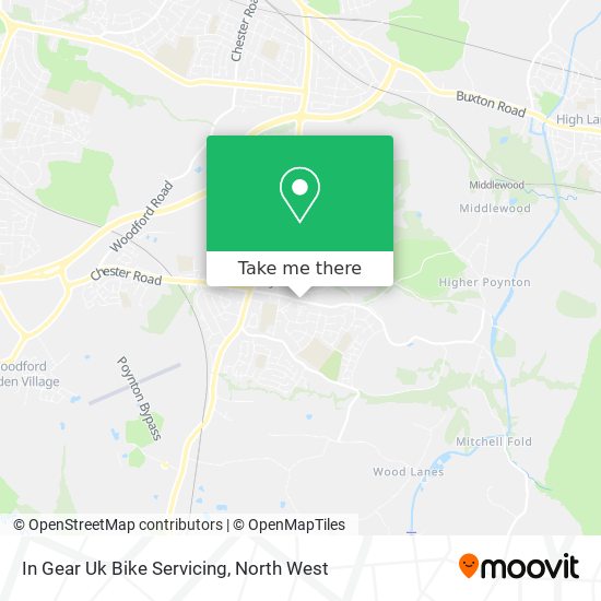 In Gear Uk Bike Servicing map