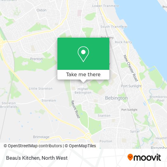 Beau's Kitchen map