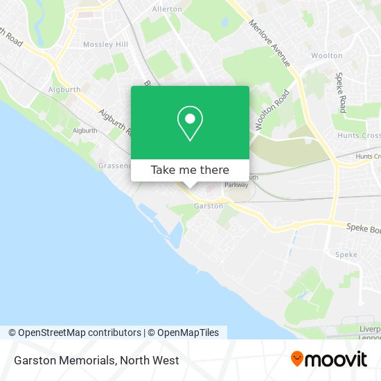 Garston Memorials map