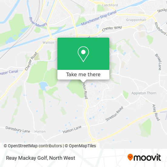 Reay Mackay Golf map