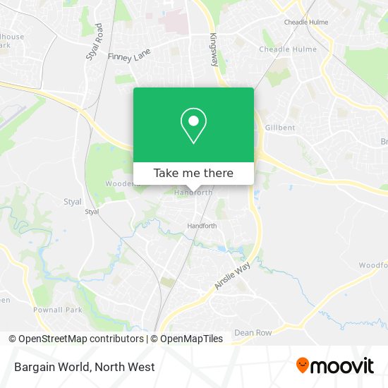 Bargain World map