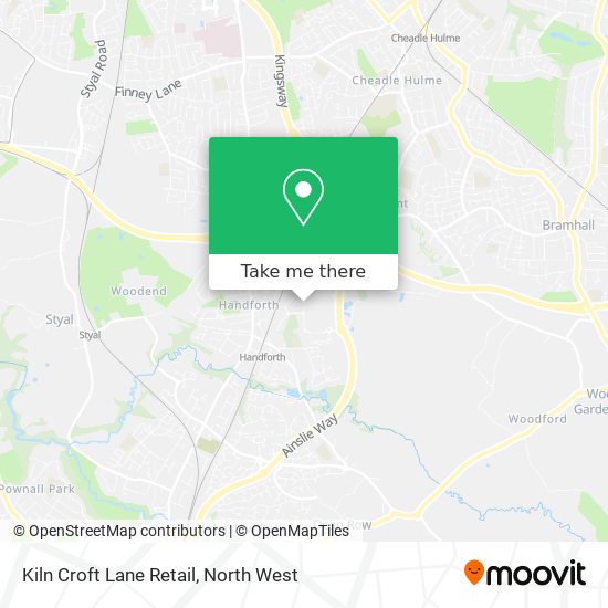 Kiln Croft Lane Retail map