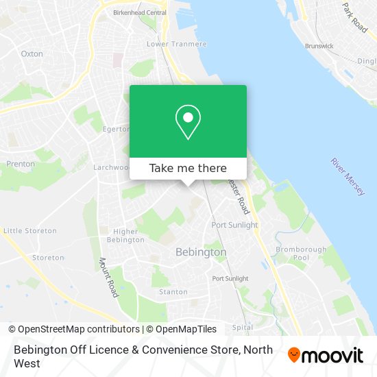 Bebington Off Licence & Convenience Store map