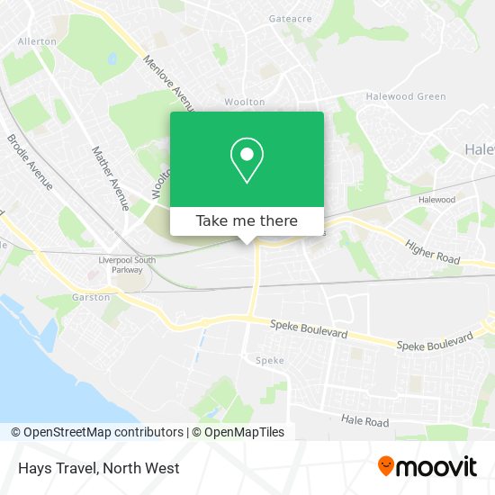 Hays Travel map