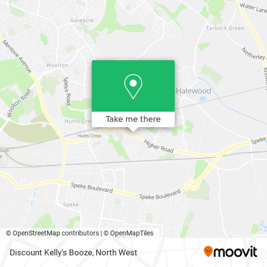 Discount Kelly's Booze map