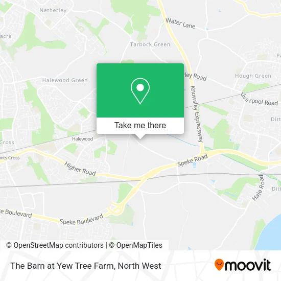 The Barn at Yew Tree Farm map