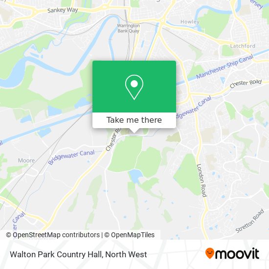Walton Park Country Hall map