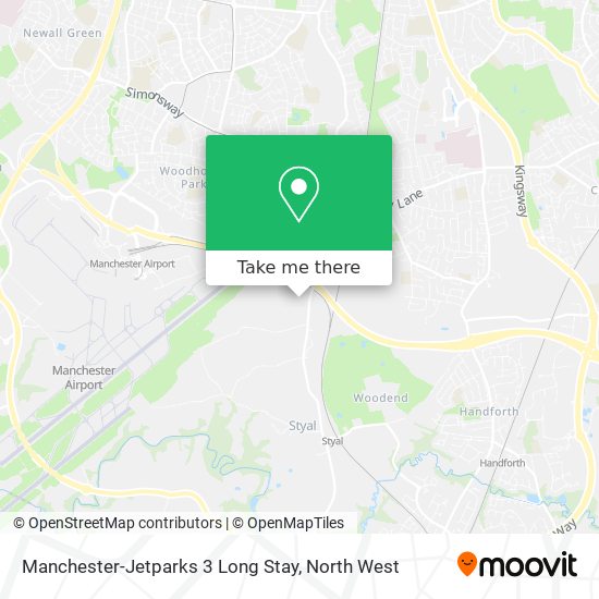 Manchester-Jetparks 3 Long Stay map