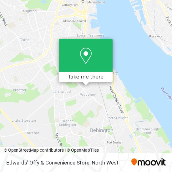 Edwards' Offy & Convenience Store map