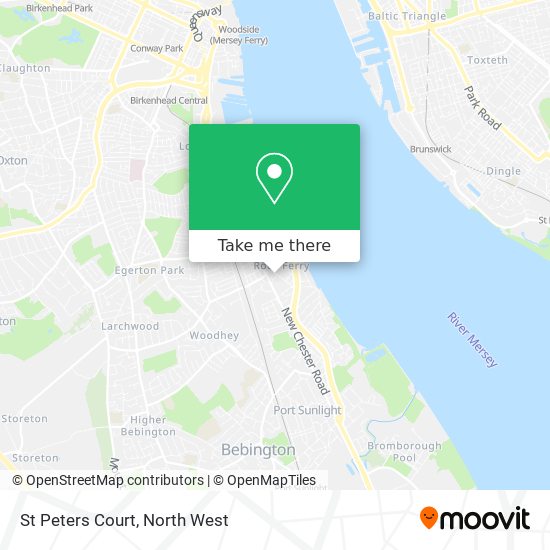 St Peters Court map