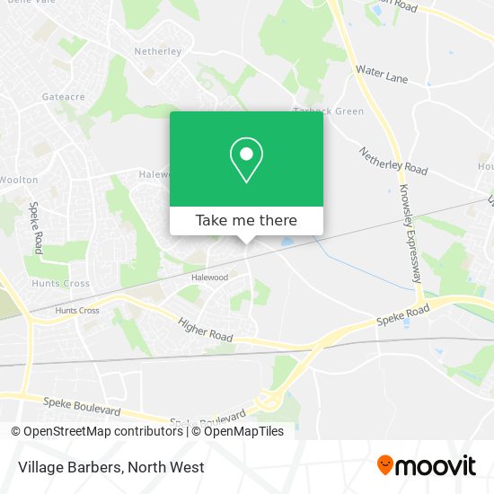 Village Barbers map
