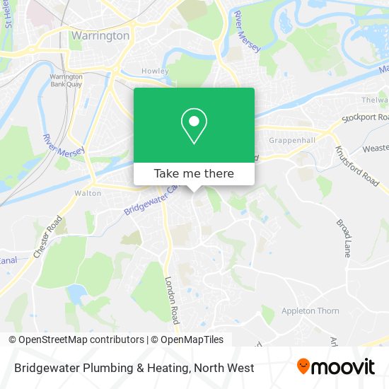Bridgewater Plumbing & Heating map