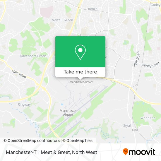 Manchester-T1 Meet & Greet map