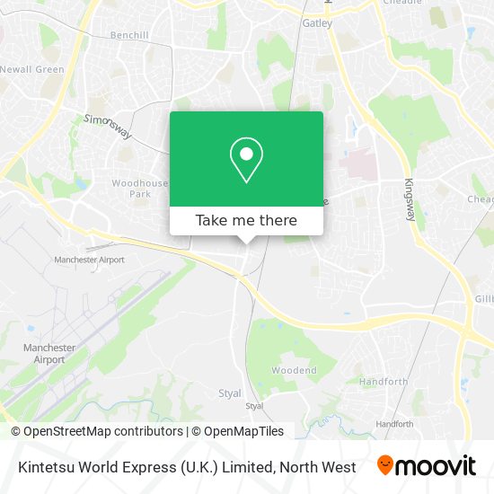 Kintetsu World Express (U.K.) Limited map