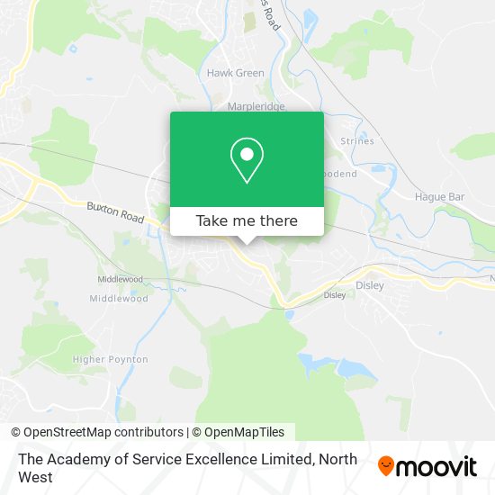 The Academy of Service Excellence Limited map