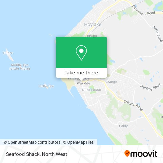 Seafood Shack map