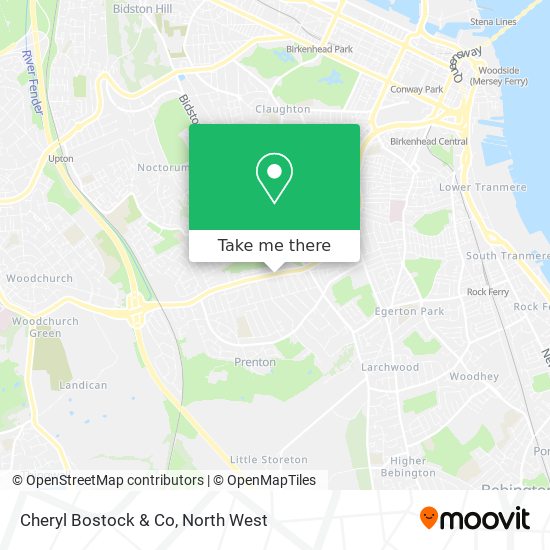 Cheryl Bostock & Co map