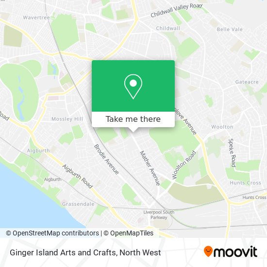 Ginger Island Arts and Crafts map
