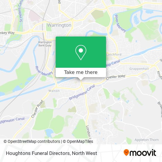 Houghtons Funeral Directors map
