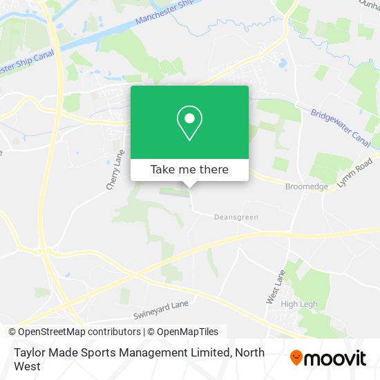 Taylor Made Sports Management Limited map