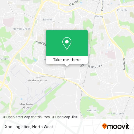 Xpo Logistics map