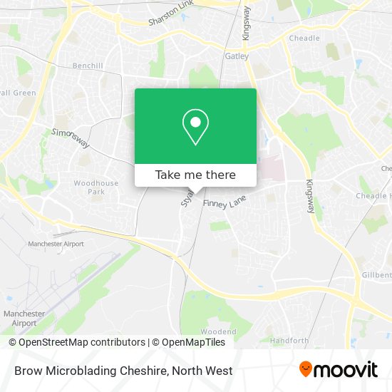 Brow Microblading Cheshire map