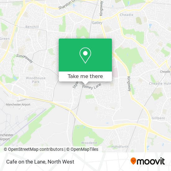 Cafe on the Lane map