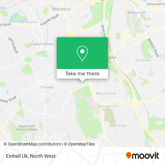 Einhell Uk map
