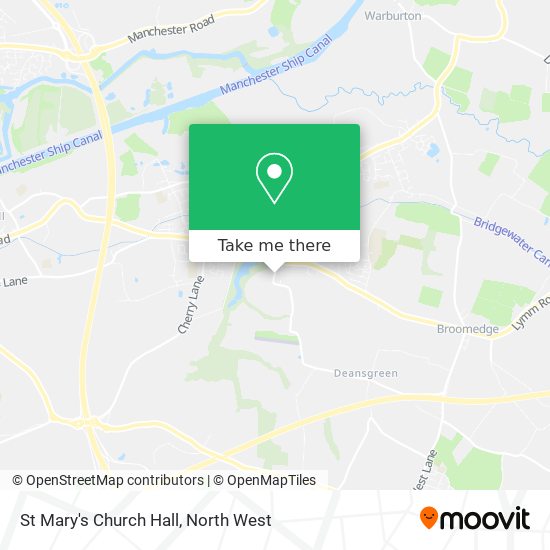 St Mary's Church Hall map