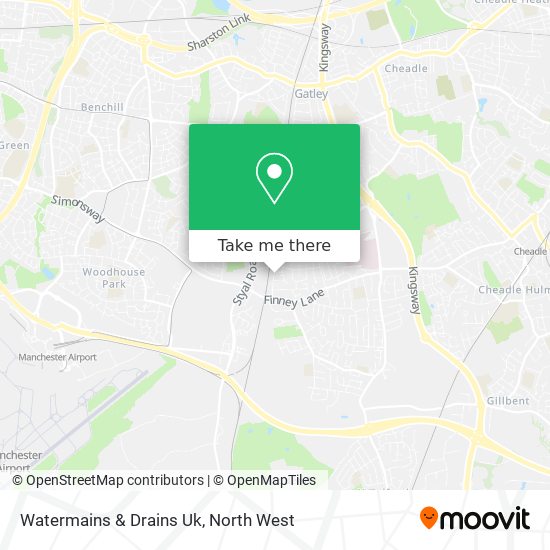 Watermains & Drains Uk map