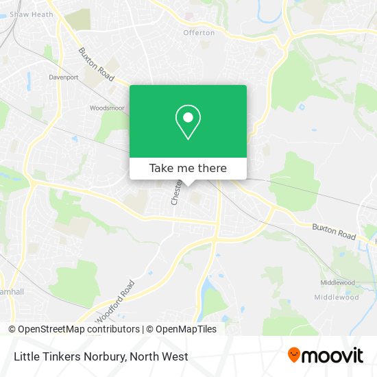 Little Tinkers Norbury map