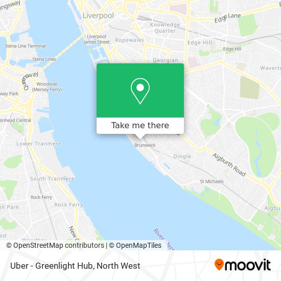 Uber - Greenlight Hub map