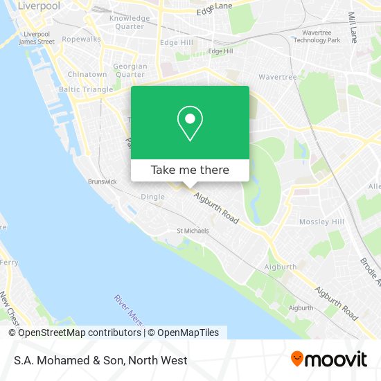 S.A. Mohamed & Son map