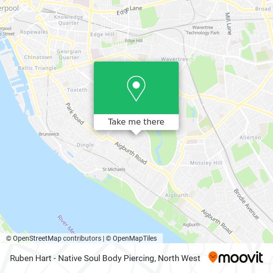 Ruben Hart - Native Soul Body Piercing map