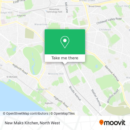 New Maks Kitchen map