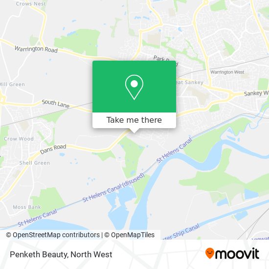 Penketh Beauty map